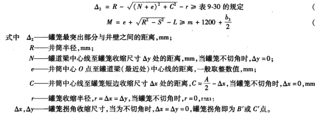 罐笼井井筒断面设计-第5张图片-矿虫网